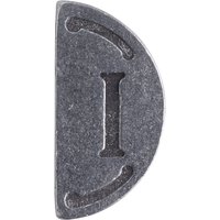 Siegel - Stempelplatte, Doppelseitig - Buchstabe "I"