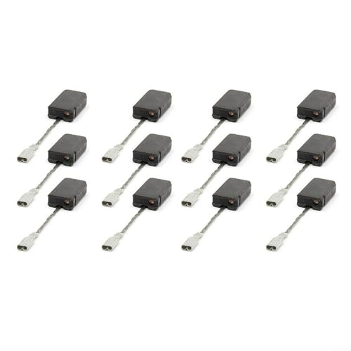Alanmoship Kohlebürsten für Elektromotor, Ersatz für Bosch GWS Motor-Kohlebürsten, 1000150, 5 x 10 x 17 mm, 12 Stück Alanmoship Kohlebürsten für Elektromotor, Ersatz für Bosch GWS Motor-Kohlebürsten, 1000150, 5 x 10 x 17 mm, 12 Stück von Alanmoship