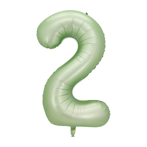 Alaoo Luftballon 2 Geburtstag Zahl, 40 Zoll Olivgrün Creme Folienballon, Riesenzahl Ballon für Mädchen Junge Geburtstag Party Dekoration Jahrestag Dekorationen Alaoo Luftballon 2 Geburtstag Zahl, 40 Zoll Olivgrün Creme Folienballon, Riesenzahl Ballon für Mädchen Junge Geburtstag Party Dekoration Jahrestag Dekorationen von Alaoo