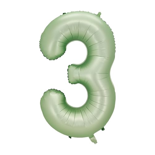 Alaoo Luftballon 3 Geburtstag Zahl, 40 Zoll Olivgrün Creme Folienballon, Riesenzahl Ballon für Mädchen Junge Geburtstag Party Dekoration Jahrestag Dekorationen Alaoo Luftballon 3 Geburtstag Zahl, 40 Zoll Olivgrün Creme Folienballon, Riesenzahl Ballon für Mädchen Junge Geburtstag Party Dekoration Jahrestag Dekorationen von Alaoo