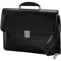 Alassio Aktentasche FAENZA Leder schwarz 47011 von Alassio