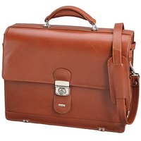 Alassio Aktentasche MOCCA Leder cognac 47124 von Alassio