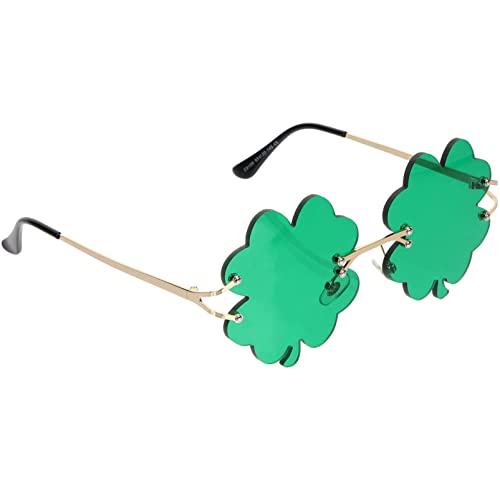 Alasum 1 Paar Gläser Partybrille Frauen St. Patricks Day Kleid Kostüm Party-Requisiten-Dekorationen Damen Sonnenbrillen Für Damen Rave St Patrick's Plastik Green Alasum 1 Paar Gläser Partybrille Frauen St. Patricks Day Kleid Kostüm Party-Requisiten-Dekorationen Damen Sonnenbrillen Für Damen Rave St Patrick's Plastik Green von Alasum