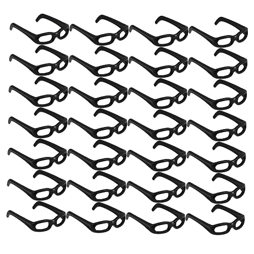 Alasum 1 Packung Puppe Kopfhörer bastel Set für Craft Set Puppen spielsachen für Zubehör DIY-Puppen-Ankleidebeschläge Brille Plastik Black Alasum 1 Packung Puppe Kopfhörer bastel Set für Craft Set Puppen spielsachen für Zubehör DIY-Puppen-Ankleidebeschläge Brille Plastik Black von Alasum