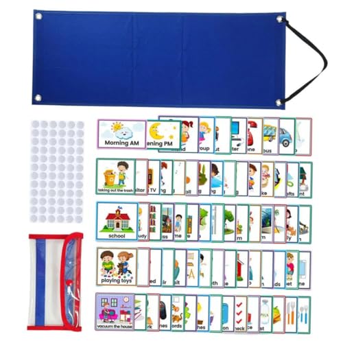 Alasum 1 Satz Kalender Für Kinder Taschenplan Planen Kinderplantafel Arbeitsplan Für Kinder Visueller Zeitplan Wandplaner-Diagramm Für Kinder Arbeitsdiagramm Kinder Zeitplan Blue Vlies Alasum 1 Satz Kalender Für Kinder Taschenplan Planen Kinderplantafel Arbeitsplan Für Kinder Visueller Zeitplan Wandplaner-Diagramm Für Kinder Arbeitsdiagramm Kinder Zeitplan Blue Vlies von Alasum
