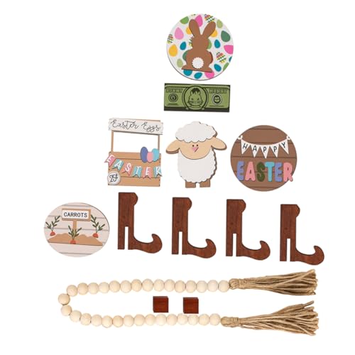 Alasum 1 Satz Osterdekorationen bürodeko büro Dekoration holzdeko Home Decoration Tiermotiv Perlenset Tischdekoration zu Ostern Osterzeichen für Wohnkultur Ostern Tischschild hölzern Alasum 1 Satz Osterdekorationen bürodeko büro Dekoration holzdeko Home Decoration Tiermotiv Perlenset Tischdekoration zu Ostern Osterzeichen für Wohnkultur Ostern Tischschild hölzern von Alasum