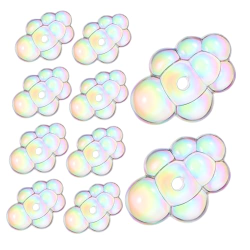 Alasum Einzigartige Wolkenperlen 10 Stück Abstandsperlen Zur Schmuckherstellung Armband Charm Halskette Alasum Einzigartige Wolkenperlen 10 Stück Abstandsperlen Zur Schmuckherstellung Armband Charm Halskette von Alasum