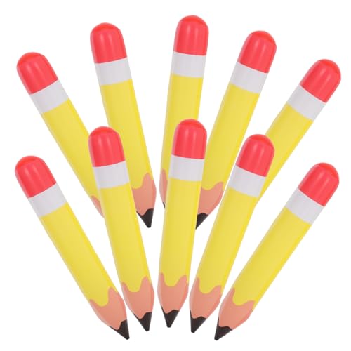 Alasum Dekorative Aufblasbare Bleistiftballons 10 Stück Riesige Pvc-bleistifte Für Jungen Und Mädchen Zum Geburtstag von Alasum