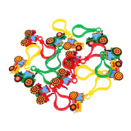 Alasum 12pcs Farm Novel Keychains Hummerverschluss Schlüsselling Mini Farm Farm Fahrzeug Schlüsselanhänger Für Goody Bag Füllstoffe Schulprämien Konstruktionsthema Party von Alasum