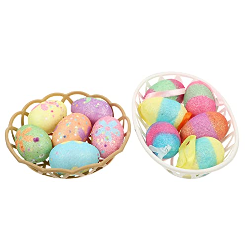Alasum Ostern Handwerk Kit 14pcs Mixed Farbe Schaum Eier Mit Körben Für Jungen Und Mädchen Bildung von Alasum