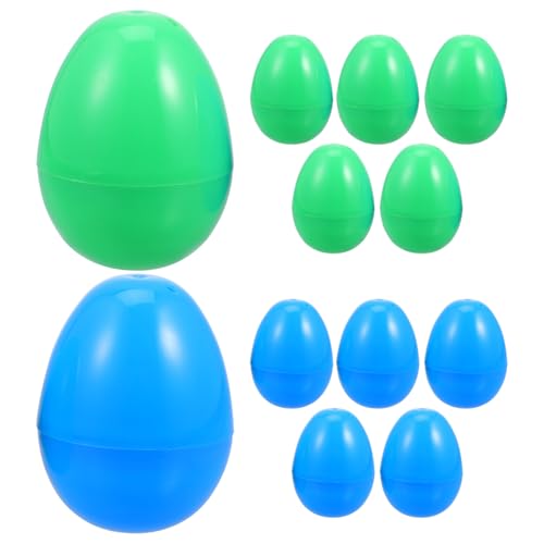 Alasum 12 Stück Osterdekorationen Ostereier in Großpackung Verschiedene Farben 6 Cm Füllmaterial Für Partygeschenke Für Jungen Und Mädchen von Alasum