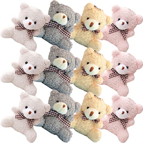 Alasum 12er-Pack Bären-plüsch-schlüsselanhänger – Kawaii-schlüsselanhänger Als Taschendekor Auto-schlüsselanhänger Und Plüschpuppen- von Alasum