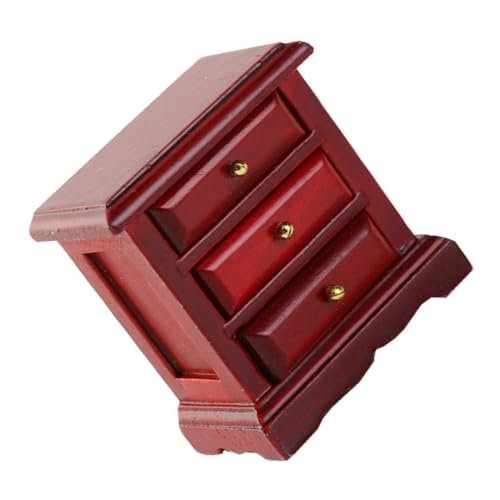 Alasum 1Stk puppenhaus kommode Mikrospielzeug Mini-Nachttisch Vintage-Möbel kinderzimmerdeko Room Decoration Miniatures Mini-Möbelmodell puppenhaus mini schubladenschrank hölzern rot Alasum 1Stk puppenhaus kommode Mikrospielzeug Mini-Nachttisch Vintage-Möbel kinderzimmerdeko Room Decoration Miniatures Mini-Möbelmodell puppenhaus mini schubladenschrank hölzern rot von Alasum