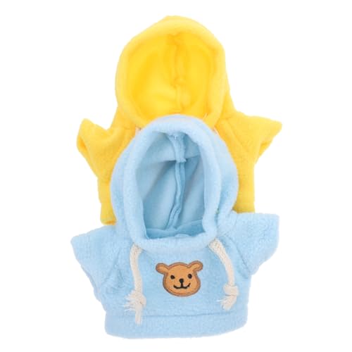 Alasum 2 Stücke Bär Puppe Kleidung Plüsch Bär Outfits Bär Hoodies Kinder Kleid up Spielzeug von Alasum