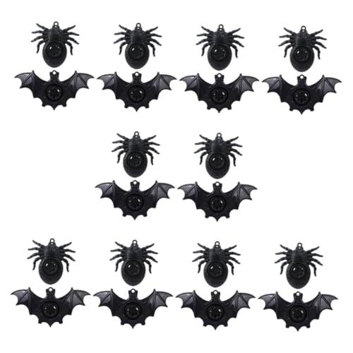 Alasum Halloween Pfeife Fledermaus Spielzeug Für Kinder Streiche Spinnen Halloween Spielzeug Party Squawkers von Alasum