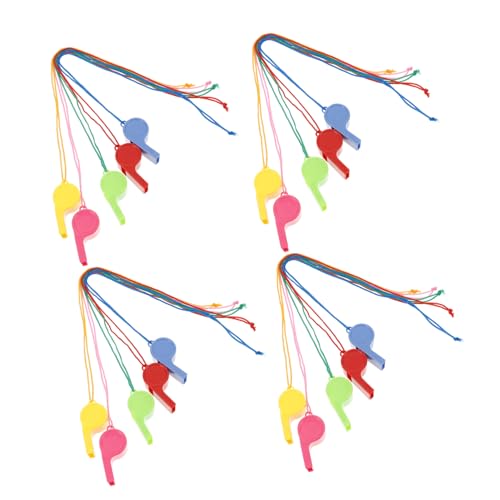 Alasum 24 Stück Teiliges Buntes Schiedsrichterpfeifen Leichte Trillerpfeifen mit Umhängeband für Outdoor Sport Rennen Training Schiedsrichter und Jubelveranstaltungen Zufällige Farbe Alasum 24 Stück Teiliges Buntes Schiedsrichterpfeifen Leichte Trillerpfeifen mit Umhängeband für Outdoor Sport Rennen Training Schiedsrichter und Jubelveranstaltungen Zufällige Farbe von Alasum