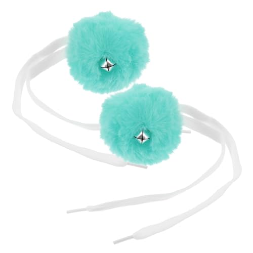 Alasum 2 Stück Rollschuh-Pompons Glocken Flauschige Dekorative Accessoires für Rollschuhe für Damen Jungen und Mädchen Alasum 2 Stück Rollschuh-Pompons Glocken Flauschige Dekorative Accessoires für Rollschuhe für Damen Jungen und Mädchen von Alasum