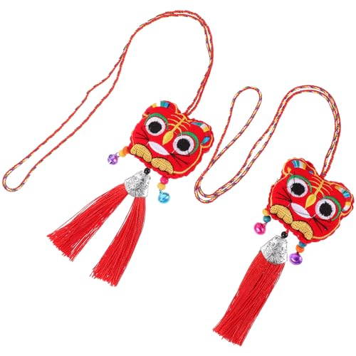 Alasum 2st Tiger-anhänger Plüsch Feng Shui Tiger Maskottchen Zum Aufhängen Schöner Tiger Tasche Hängende Dekoration Tiger Puppe DIY Anhänger Tiger Hängende Verzierung Rot Stoff Alasum 2st Tiger-anhänger Plüsch Feng Shui Tiger Maskottchen Zum Aufhängen Schöner Tiger Tasche Hängende Dekoration Tiger Puppe DIY Anhänger Tiger Hängende Verzierung Rot Stoff von Alasum