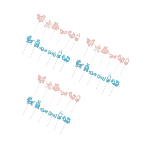 Alasum 3 Sätze Geschlecht offenbaren Requisiten Geschlecht offenbaren Topper Kuchen Dekorationen Gender Reveal Cupcake-Picks für die Babyparty Kuchen -Topper Papier Alasum 3 Sätze Geschlecht offenbaren Requisiten Geschlecht offenbaren Topper Kuchen Dekorationen Gender Reveal Cupcake-Picks für die Babyparty Kuchen -Topper Papier von Alasum