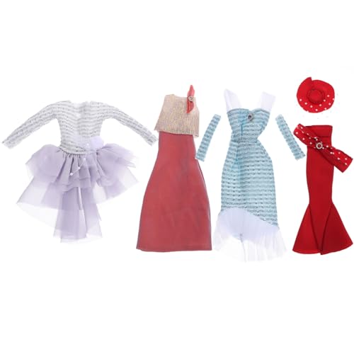 Alasum 4 Sätze Puppenkleidung Zubehör Mode Pyjama Mädchen Kleidung Puppen Kleidung Puppenabendkleid Puppe dekorative Kleidung Puppenkostüm Kostüm für Puppe Kleidung für Puppe Plastik Alasum 4 Sätze Puppenkleidung Zubehör Mode Pyjama Mädchen Kleidung Puppen Kleidung Puppenabendkleid Puppe dekorative Kleidung Puppenkostüm Kostüm für Puppe Kleidung für Puppe Plastik von Alasum