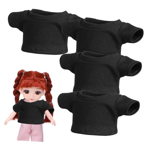 Alasum 4 Stück Puppe Kurze Ärmel Wiederverwendbares Puppenkleid Stofftierkleidung Dekoratives Puppendekor Tragen Sie Plüschkleidung Kleidung Für Stofftiere Gestrickte Baumwolle Black Alasum 4 Stück Puppe Kurze Ärmel Wiederverwendbares Puppenkleid Stofftierkleidung Dekoratives Puppendekor Tragen Sie Plüschkleidung Kleidung Für Stofftiere Gestrickte Baumwolle Black von Alasum