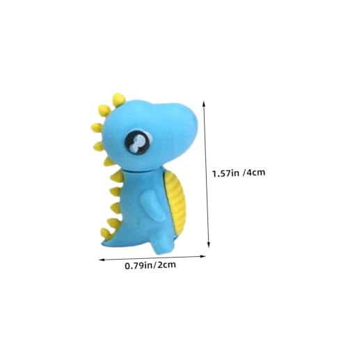 Alasum 48 Stück Teiliges Dinosaurier Radiergummis Weiche Lustige Tier-motiv Radiergummis für Schule Kunst und Zeichnung Ergonomisch für Präzises Ausradieren bei Hausaufgaben und von Alasum