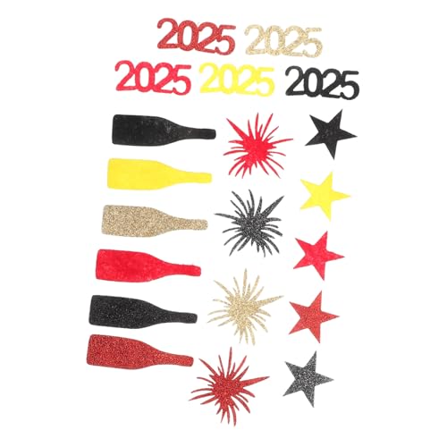 Alasum Neujahrs-tischdekoration 50 Stück Goldfarbener Glanz Streu-konfetti für Weihnachts- und Neujahrs-partydekorationen Alasum Neujahrs-tischdekoration 50 Stück Goldfarbener Glanz Streu-konfetti für Weihnachts- und Neujahrs-partydekorationen von Alasum