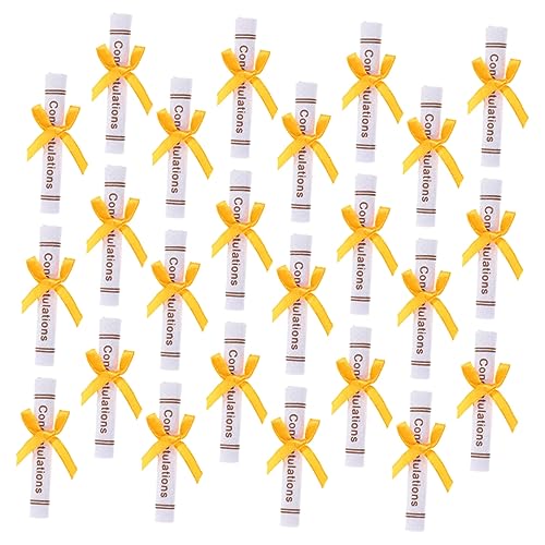 Alasum Einzigartige Miniatur Graduierung Bär Puppe 50 Stück Non-Woven Zertifikat Rollen Ihre Zufällige Farbe Alasum Einzigartige Miniatur Graduierung Bär Puppe 50 Stück Non-Woven Zertifikat Rollen Ihre Zufällige Farbe von Alasum