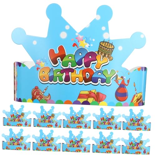 Alasum 50 Stück Geburtstagskronenhut Alles zum Geburtstagshüte aus Kindergeburtstagskrone von Alasum