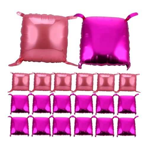 Alasum 50 Stück Quadratischer Folienballon-hintergrund Doppelseitige Farbbänder Aluminiumfolienmaterial Für Partydekorationen Alasum 50 Stück Quadratischer Folienballon-hintergrund Doppelseitige Farbbänder Aluminiumfolienmaterial Für Partydekorationen von Alasum