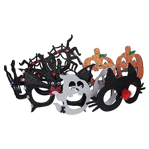 Alasum 6 Stück Lustige Brille Anzug Halloween schnapsgläser Schädelbrille Spinnenbrille Kürbisgläser Filzstoff Alasum 6 Stück Lustige Brille Anzug Halloween schnapsgläser Schädelbrille Spinnenbrille Kürbisgläser Filzstoff von Alasum