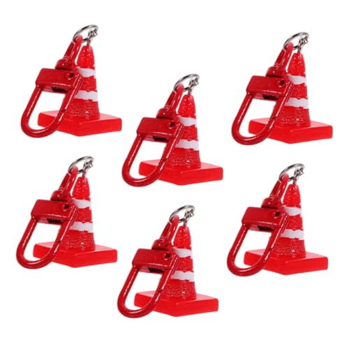 Alasum Schlüsselanhänger Verkehrskegelhalter Schlüsselband Mini Bau Charm Jungen Und Mädchen Party Favors Accessoire Jungen Mädchen von Alasum