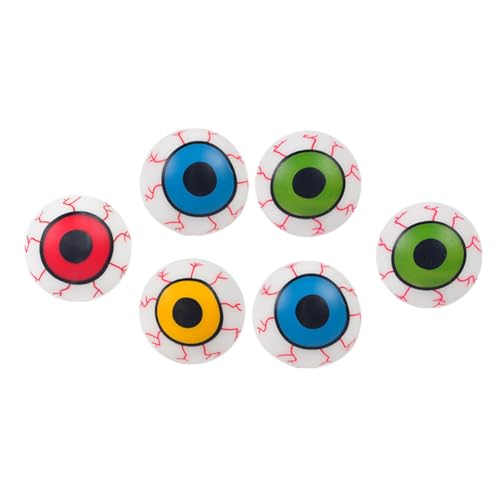 Alasum 6 Stück Teiliges Halloween Augapfel Stressbälle aus TPR Flexible Druckspielzeuge zur Druckentlastung und Stimmungsaufhellung Lustige Party Mitgebsel für Erwachsene Zufällige Farbe Alasum 6 Stück Teiliges Halloween Augapfel Stressbälle aus TPR Flexible Druckspielzeuge zur Druckentlastung und Stimmungsaufhellung Lustige Party Mitgebsel für Erwachsene Zufällige Farbe von Alasum