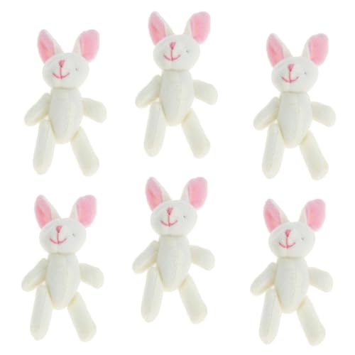 Alasum 6st Kaninchen Plüschtier Puppe Hängende Dekore Rucksack Hängende Verzierung Plüsch-Kaninchen- Plüschpuppe DIY-schlüsselverzierung Kaninchenpuppe Weiß Pp Baumwolle Alasum 6st Kaninchen Plüschtier Puppe Hängende Dekore Rucksack Hängende Verzierung Plüsch-Kaninchen- Plüschpuppe DIY-schlüsselverzierung Kaninchenpuppe Weiß Pp Baumwolle von Alasum