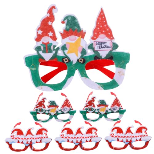 Alasum 6st Weihnachtsbrille Weihnachten Partyartikel Für Schnapsgläser Rahmen Weihnachtsglocken Brillengestell Weihnachts-sonnenbrille Ornamente Weihnachtsschmuck Plastik Alasum 6st Weihnachtsbrille Weihnachten Partyartikel Für Schnapsgläser Rahmen Weihnachtsglocken Brillengestell Weihnachts-sonnenbrille Ornamente Weihnachtsschmuck Plastik von Alasum