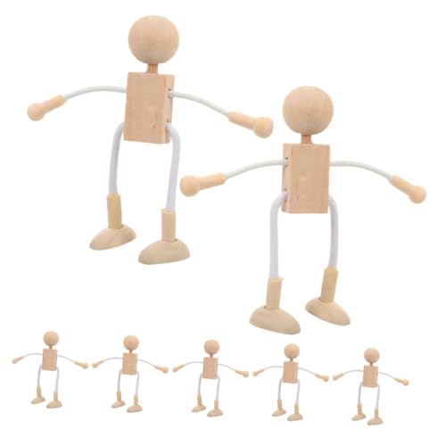 Alasum 7 Stück Teiliges DIY Holzfiguren Bastelset zum Bemalen Unbemalte Holzpuppen mit Glatter Oberfläche Kreatives für Eltern Junge Mädchen Aktivitäten und Dekorative Handwerksprojekte Alasum 7 Stück Teiliges DIY Holzfiguren Bastelset zum Bemalen Unbemalte Holzpuppen mit Glatter Oberfläche Kreatives für Eltern Junge Mädchen Aktivitäten und Dekorative Handwerksprojekte von Alasum