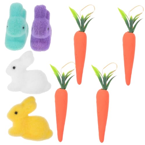 Alasum Ostern Für Babys Jungen Und Mädchen 8-teiliges Karotten- -Set Schaumstoff-Ornamente Hasen- Und Karotten-Dekorationen Für Party-Dekorationen Alasum Ostern Für Babys Jungen Und Mädchen 8-teiliges Karotten- -Set Schaumstoff-Ornamente Hasen- Und Karotten-Dekorationen Für Party-Dekorationen von Alasum