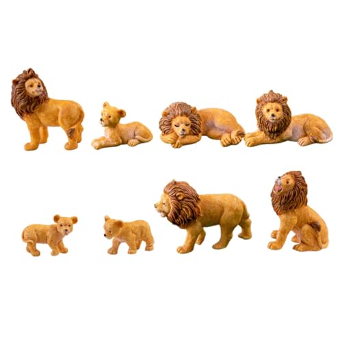 Alasum 8stücke Miniatur Löwen Statue Aus Harz Dekorative Figur Für Minigärten Und Tischdekoration Kleine Löwenskulpturen Für Pflanzentöpfe Und Andere Orte Alasum 8stücke Miniatur Löwen Statue Aus Harz Dekorative Figur Für Minigärten Und Tischdekoration Kleine Löwenskulpturen Für Pflanzentöpfe Und Andere Orte von Alasum
