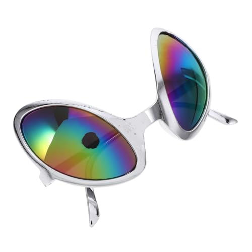 Alasum Alien Für Erwachsene Neuartige Grüne Alien Brille Mit Silbernem Rahmen Kostüm Accessoires Für Alien Partys Und Foto Events Spaßbrille Für Festivals Alasum Alien Für Erwachsene Neuartige Grüne Alien Brille Mit Silbernem Rahmen Kostüm Accessoires Für Alien Partys Und Foto Events Spaßbrille Für Festivals von Alasum
