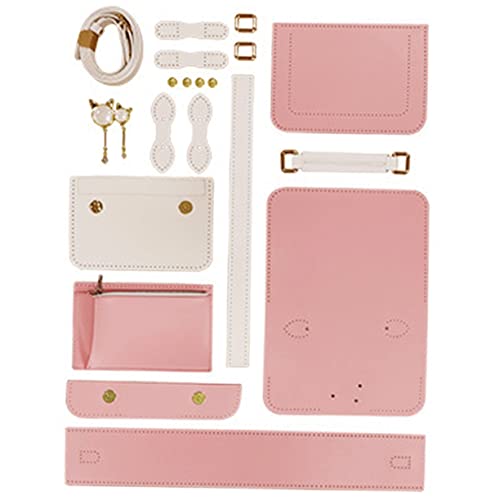 Alasum DIY Handtaschen Set Groß PU Leder Bastelset zum Selbernähen Handgefertigte Schultertasche Damen Geschenkidee Kreatives Zubehör für Personalisierte Umhängetasche von Alasum
