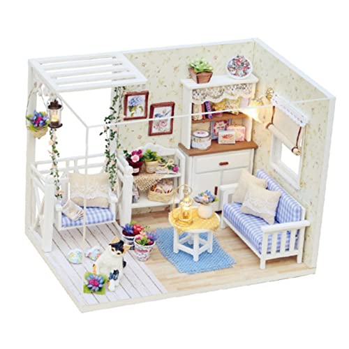 Alasum DIY Holzhaus Modellbausatz Mit LED Licht Kreatives Miniaturhaus Für Und Ideales Zu Weihnachten Und Geburtstagen Holzbausatz Zum Selberbauen Alasum DIY Holzhaus Modellbausatz Mit LED Licht Kreatives Miniaturhaus Für Und Ideales Zu Weihnachten Und Geburtstagen Holzbausatz Zum Selberbauen von Alasum