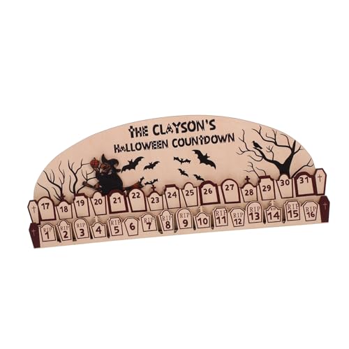 Alasum Halloween-Adventskalender Countdown-Kalender Ornamente Dekorationen sterben Puzzle Halloween Countdown Halloween Kalender Halloween-Adventsdekoration Halloween-Partygeschenke Holz Alasum Halloween-Adventskalender Countdown-Kalender Ornamente Dekorationen sterben Puzzle Halloween Countdown Halloween Kalender Halloween-Adventsdekoration Halloween-Partygeschenke Holz von Alasum