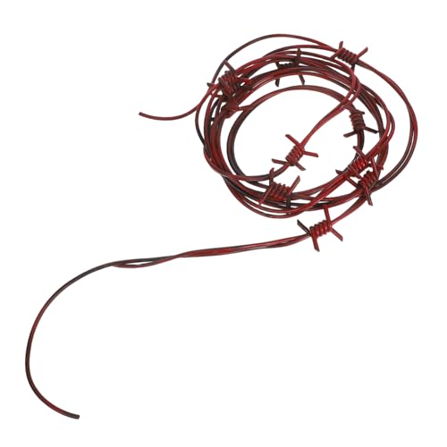 Alasum Halloween Deko Künstlicher Stacheldraht Kunststoff Barbed Wire Rusty Western Party Horror Requisite für Gruselige Haunted House Alasum Halloween Deko Künstlicher Stacheldraht Kunststoff Barbed Wire Rusty Western Party Horror Requisite für Gruselige Haunted House von Alasum