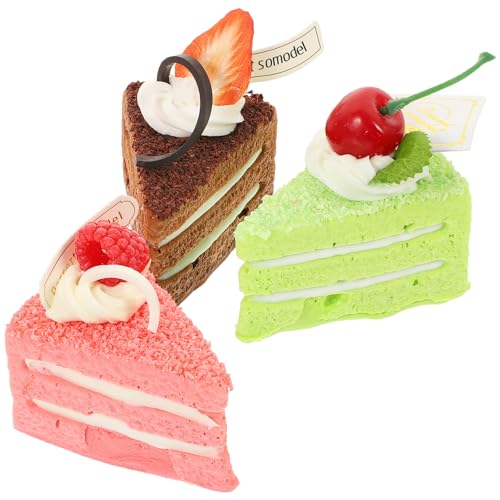 Alasum Künstlicher Kuchen Simulierte Dessert-Requisiten Realistischer Kuchen Für Die Dekoration Von Hochzeitsfeiern von Alasum