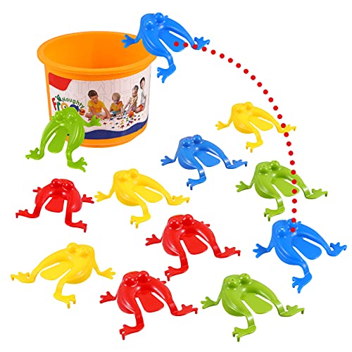 Alasum Springende Frösche Spielzeug – Coole Springende Plastikfrösche Plastikfrösche Springende Pessach-Plastikfrösche Partybevorzugungsspielzeug Für Kinder Alasum Springende Frösche Spielzeug – Coole Springende Plastikfrösche Plastikfrösche Springende Pessach-Plastikfrösche Partybevorzugungsspielzeug Für Kinder von Alasum