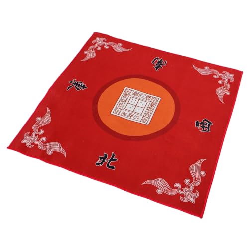 Alasum Universal Gaming Tischmatte Mahjong Und Paigow Tischdecke Geräuschreduzierende Robuste Rote Filzmatte Alasum Universal Gaming Tischmatte Mahjong Und Paigow Tischdecke Geräuschreduzierende Robuste Rote Filzmatte von Alasum
