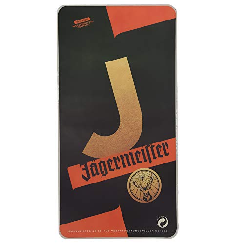 Albellion Original Jägermeister ® Flaschen-Aufkleber Flaschen-Etikett mit dem Buchstaben J, Bepper Sticker für 1L Jägermeister-Flaschen von Albellion