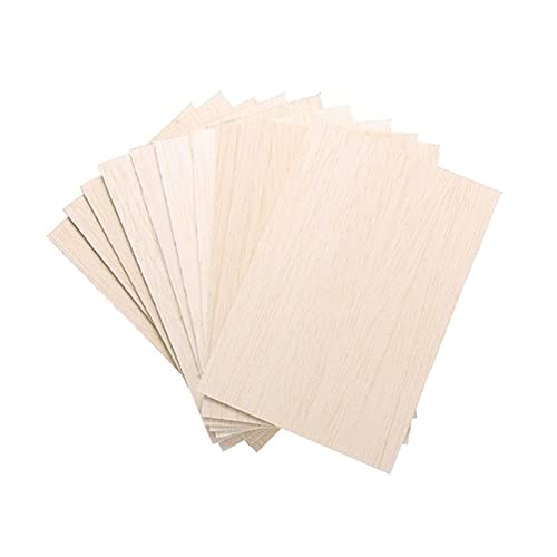 Alberte Packung mit 10 Holzbögen, unlackiert, dünnes Holzbrett aus Balsaholz für Kunst und Handwerk, Boote, Flugzeuge, Hausboote, Ornamente zum Basteln Alberte Packung mit 10 Holzbögen, unlackiert, dünnes Holzbrett aus Balsaholz für Kunst und Handwerk, Boote, Flugzeuge, Hausboote, Ornamente zum Basteln von Alberte