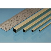 Square Brass Tube 6.35 x 6.35 mm von Albion Alloys