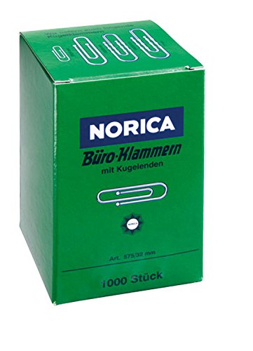 ALCO-Albert 2220 Briefklammern mit Kugelenden, verzinkt, 32 mm, 1000 Stück ALCO-Albert 2220 Briefklammern mit Kugelenden, verzinkt, 32 mm, 1000 Stück von Alco-Albert